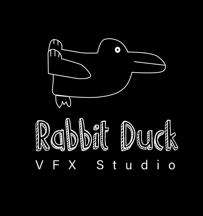 Rabbit Duck VFX Studio — original rabbit and duck logo
